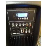 12inch PA Speaker System, 1000W High Powered Bluetooth Compatible Active + Passive Pair Outdoor Sound Speakers, Outdoor Karaoke Machineï¼FM Radio, Remote Control, 2 Speaker Stand, Supports SD Card