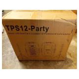 12inch PA Speaker System, 1000W High Powered Bluetooth Compatible Active + Passive Pair Outdoor Sound Speakers, Outdoor Karaoke Machineï¼FM Radio, Remote Control, 2 Speaker Stand, Supports SD Card