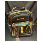 73 Pockets Tool Backpack Heavy Duty for Men Women, Hvac Tool Backpack, Tool Bag Backpack with Laptop Compartment, Waterproof Molded Base, 1680D, Durable Multi-Use Pocket for Electrician Construction -