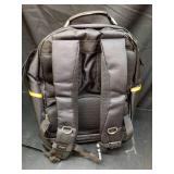 73 Pockets Tool Backpack Heavy Duty for Men Women, Hvac Tool Backpack, Tool Bag Backpack with Laptop Compartment, Waterproof Molded Base, 1680D, Durable Multi-Use Pocket for Electrician Construction -