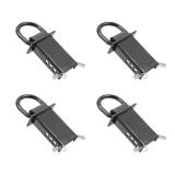 Mytee Products Heavy Duty Adjustable Trailer Stake Pocket 5/8 Inch D Ring w/ 1/2\" Hitch Pin, Load Limit 5400 lbs & 4 Holes for Adjustment | D-Ring Tie Downs Utility for Flatbed Trucks & Trailer â�