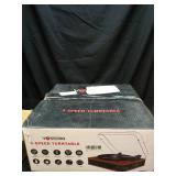 Turntable Record Player with Built-in Speakers, Vinyl Record Player Support Bluetooth Playback Auto Stop 33&45 RPM Speed RCA Line Out AUX in All-in-one Belt-Drive Turntable for Vinyl Records - Retail: