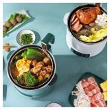 3 L Lifting Sugar Removal Rice Cooker, Low Sugar Rice Cooker with Low Carb Rice Steamer Basket, 5 Speed Adjustable,Easy-to-Clean, for Family UseWhite,One Size - Retail: $128