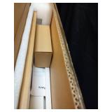 FLEXISPOT H7 Adjustable Overbed Bedside Table with Wheels Pneumatic Mobile Standing Desk Laptop Desk Rolling Computer Cart Movable Overbed Table Hospital Home Use(27.6\" W x 15.7\" D, Maple Table) - R