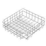 UPGRADED 304 Stainless Steel W10728159 W10525646 Dishwasher Bottom Rack Replacement Compatible with Whirlpool Dishwasher Rack, Kitchenaid Dishwasher Rack, Kenmore Dishwasher Rack with WP3376961 Wheels