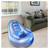 IP1CK4U Blue BBL Inflatable Chair with Ottoman for After Butt Surgery Recovery,Sitting,Sleeping,Pregnancy and Relaxation and BBL Pillow Results Lifting Cushions for BBL Lipo 360(Air Pump Not Included)