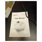 GEHONA Collapsible Foot Spa Bath with Heat,Foot Massager with Two Side Supports,Leakage Protector,Temperature Control,Bubbles,Red Light,Timer,Feet Spa Tub,Feet Soaker,Gifts (Black) - Retail: $48