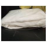 fani 6 Panels White Wedding Ceiling Drapes 5ftx40ft Ceiling Drapes Chiffon Fabric Arch Draping Sheer Curtains Soft Drapery Draping Wedding Ceiling Decorations for Party Ceremony Stage Swag - Retail: $