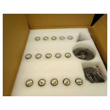 LHKVDT 38âWooden Wagon Wheel Chandelier,Black Vintage 18 Light Rustic Round Hanging Light Fixture,Industrial Country Ceiling Light Used in The Farmhouse,Hallway,Foyer,Living Room,Dining Room - Re