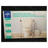Medline - Guardian Toilet Safety Rails, 300-lb. Weight Capacity, One Pair for One Toilet - Silver - Retail: $98