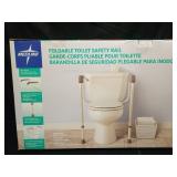 Medline - Guardian Toilet Safety Rails, 300-lb. Weight Capacity, One Pair for One Toilet - Silver - Retail: $98