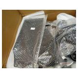 noblequest Kneeling Sitting Creeper with 3\" Casters, 1.2cm Foam-Padded Rolling Knee Pads for all Floor Work, Rust-Proof Aluminum-Coated Frame, Three-Position Adjustable Seat, Supports 400 lbs, Black 