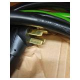 Kanayu 10FT 50Amp 6AWG Welder Extension Cord Compatible with NEMA 6-50P to 6-50R Power Extension for Welding Machines 50A 250Volt 3-Prong 6 Gauge Heavy Duty Welding Cable, ETL Listed(10 ft,Green) - Re