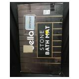 della Premium Stone Bath Mat - Luxurious Quick Drying Diatomite Bathstone for Bathroom Floor - Modern Super Absorbent Diatomaceous Earth Shower Mat, Water Absorbent Bathmat ([Extra-Large] Stripes) - R