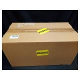 0.8 Gallon Glass Drink Dispenser for Parties 3L Crytal Iced Beverage Dispenser with Spigot Wedding Beverage Server for Party Bar - Retail: $47