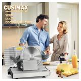 Meat Slicer,CUSIMAX Electric Deli Meat Slicer with 2 Removable 8.7