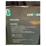 Meat Slicer,CUSIMAX Electric Deli Meat Slicer with 2 Removable 8.7