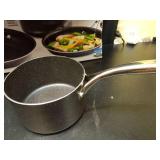 Granitestone 5pc Non Stick Frying Pans Set, 8,10,12 inch Ceramic Frying Pan Skillet Set, Non Toxic Frying pans Nonstick for Cooking, Induction Ready, PFAS & PFOA Free, Oven & Dishwasher Safe - Black -