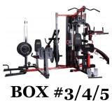 Fitvids Home Gym â Parts Only â Part Only: Box #3/4/5 â Black/Red - Retail: $69