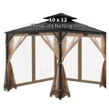OIPUNSHLE Gazebo Universal Replacement Mosquito Netting, 10