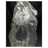 6 Pcs Garden Cloches for Plants, Metal Extra Large Chicken Wire Cloche Plant Covers, Garden Netting Plant Protectors from Animals to Keep Squirrel, Rabbit, Chicken and Bird Out 17\" H x 13\" D Black -