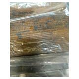 Evermagin C Shaped End Table with Charging Station Set of 2, Small Side Table with Storage Bag for Couch and Recliner, Slide Under Sofa Tray for Living Room, Bedroom, Rustic Brown - Retail: $50