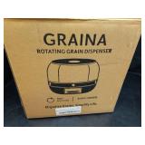 GRAINA Rotating Grain Dispenser with 6 Grids â Airtight Rice Container, Grain Dispenser, Rice dispenser, Dry Food Storage Organizer, Pantry Organizer, Kitchen gadgets, Bulk Food Storage Solution 