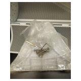 ArtiSpin Raffle Drum, 12 * 7-Inch Raffle Ticket Spinner Drum with Detachable Tripod Base, Durable Portable Ticket/Ball Spinning Drum for Games, Events, and Parties (White) - Retail: $34