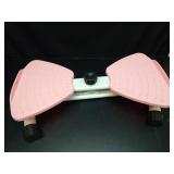 Pilates Twister Set Twisting Exercise Board, 20dB Silent, 150KG Carbon Steel ABS Core, Instant Fat Burn for Home Gym & Body SculptingPink,53cm*33cm - Retail: $40