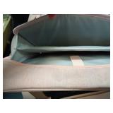 Upgraded 3 Rings Zipper Binder Organizer 3 Inch Zippered Binders with Strap Large Zip Up Portfolio Folder Bag with 9 Pockets Laptop Compartment for Office Travel, Pink - Retail: $46