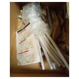 Heart-Shaped White Wedding Arch with Stand,6.6 * 6.6ft Wedding Arch with Base Includes 2 Water Bags,Metal Ceremony Backdrop Stand for Outdoor/Indoor Weddings,Birthday,Decoration - Retail: $43