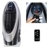 Honeywell - 300 CFM Indoor Evaporative Air Cooler with Remote Control - Silver/Gray (MISSING REMOTE) - Retail: $139