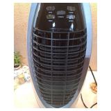 Honeywell - 300 CFM Indoor Evaporative Air Cooler with Remote Control - Silver/Gray (MISSING REMOTE) - Retail: $139