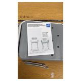 Medline - Bath Bench with Arms and without back - Gray