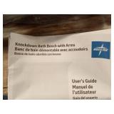 Medline Knockdown Bath Bench with Arms