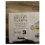 Franklin Sports Size 3 Youth Soccer Cleats