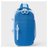 6 Cans/4.5qt Soft Sided Cooler - Sun Squad Blue: Zip Closure, Adjustable Straps (See Pic #5)