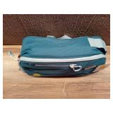 6 Cans/4.5qt Soft Sided Cooler - Sun Squad Blue: Zip Closure, Adjustable Straps (See Pic #5)