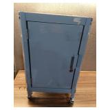 Metal Rolling Locker Storage Cabinet with Lock- Room Essentials (Missing Keys)