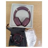 Active Noise Canceling Bluetooth Wireless Over Ear Headphones - heyday (Dark Cherry) - Retail: $50