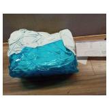 Family Pool with Bench 140 Gallon Oval Kiddie Pool - Sun Squad: PVC Liner, Ages 6+