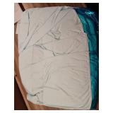 Family Pool with Bench 140 Gallon Oval Kiddie Pool - Sun Squad: PVC Liner, Ages 6+