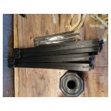 Haunted Hill Farm 5 ft Life-Size Animated Skeleton Scarecrow Prop With Rotating Head, Multicolor, HHSCR-1FLSA - Retail: $40