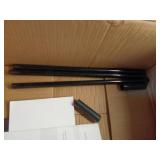 Haunted Hill Farm 5 ft Life-Size Animated Skeleton Scarecrow Prop With Rotating Head, Multicolor, HHSCR-1FLSA - Retail: $40