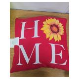 Sunflower HOME Decorative Throw Pillow Set 14"x14"