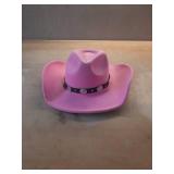 Pink Cowgirl Hat - Size Adult (57)