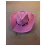 Pink Cowgirl Hat - Size Adult (57)