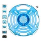 Camco 20167 RV Water Hose and Electrical Cord Basket, Blue - Provides Organization and Storage for Your RV Water Hoses and Electrical Cords - Holds Up to 75-feet of Hose