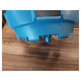 Camco 20167 RV Water Hose and Electrical Cord Basket, Blue - Provides Organization and Storage for Your RV Water Hoses and Electrical Cords - Holds Up to 75-feet of Hose