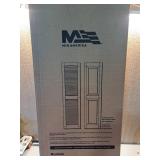 Builders Edge 14.75 W in. Raised Panel Vinyl Shutters - Retail: $73